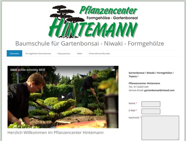 Taste Pflanzencenter Hintemann